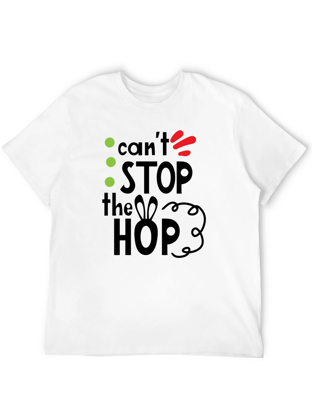 Cant Stop the Hop Black Graphic Tee