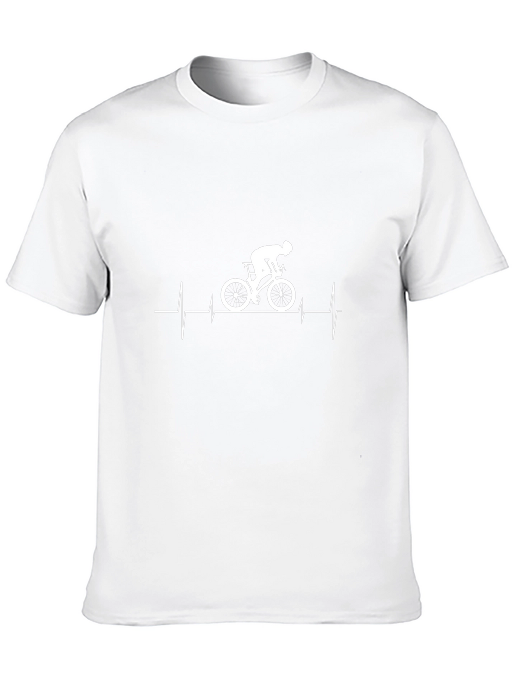 Cycling Heartbeat T-Shirt - Black