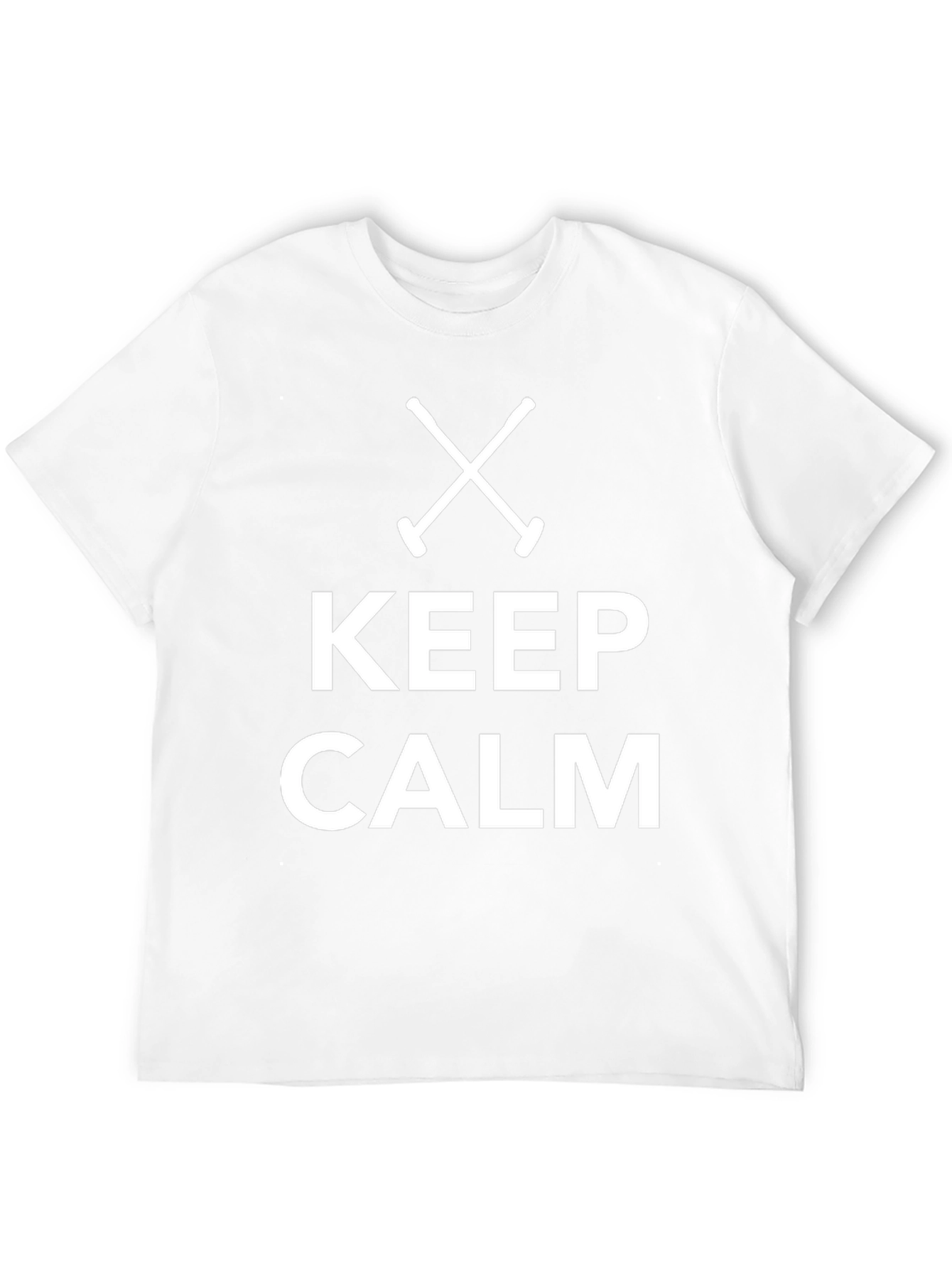 Keep Calm Crossed Paddles T-Shirt