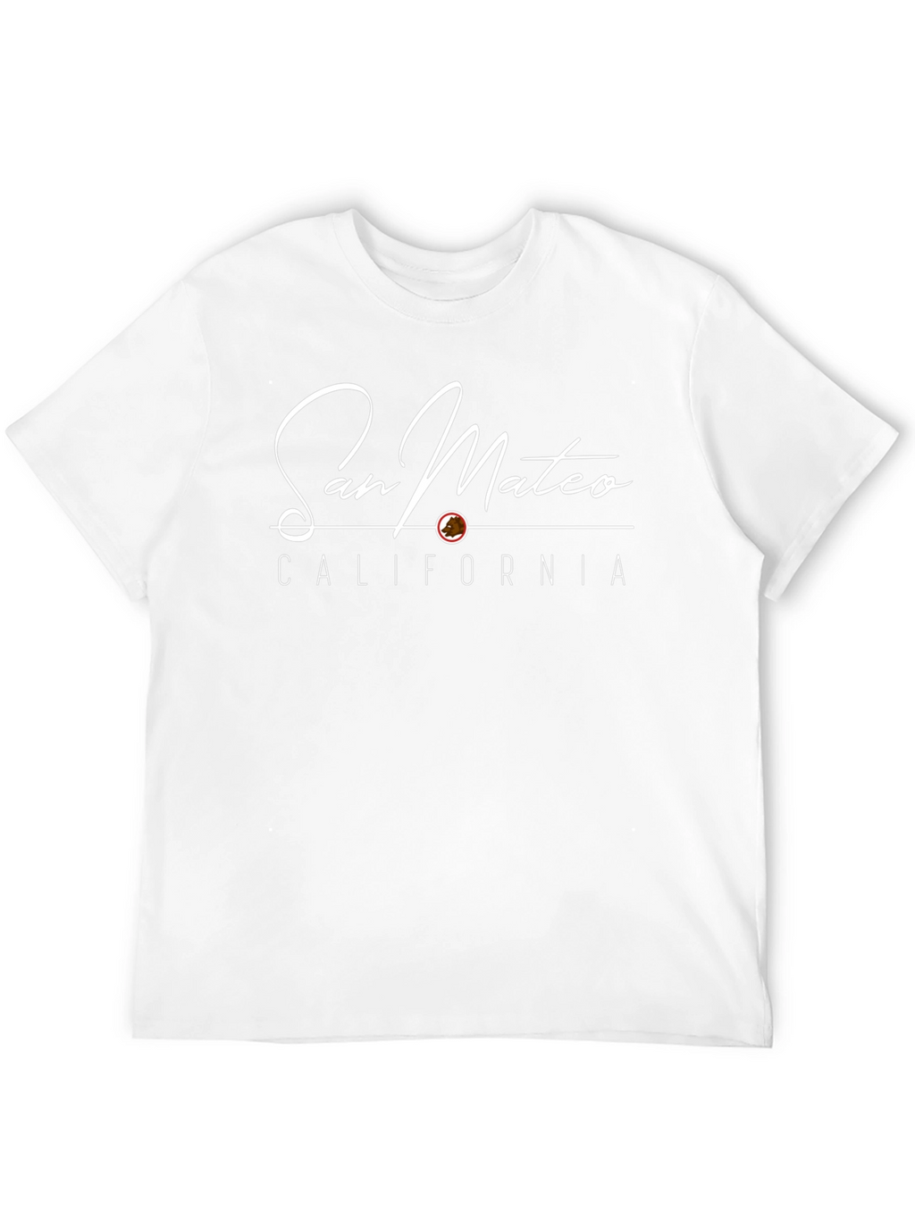 San Mateo California Black T-Shirt