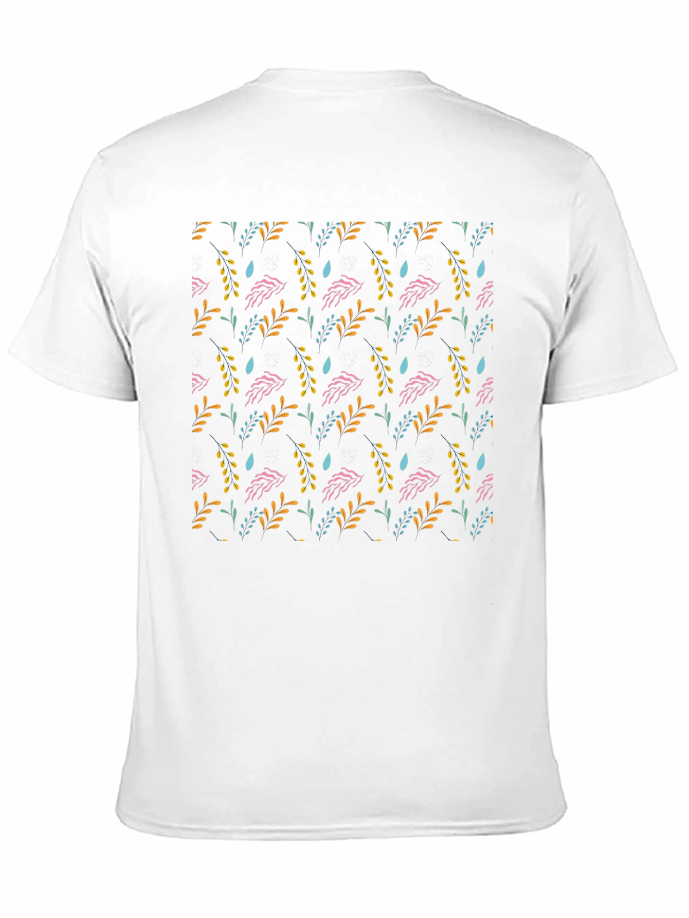 Floral Pattern Black T-Shirt - Stylish Everyday Wear