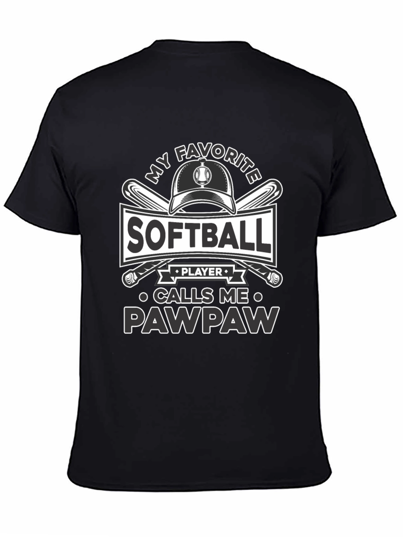 Softball Pawpaw T-Shirt - Gift for Grandfathers