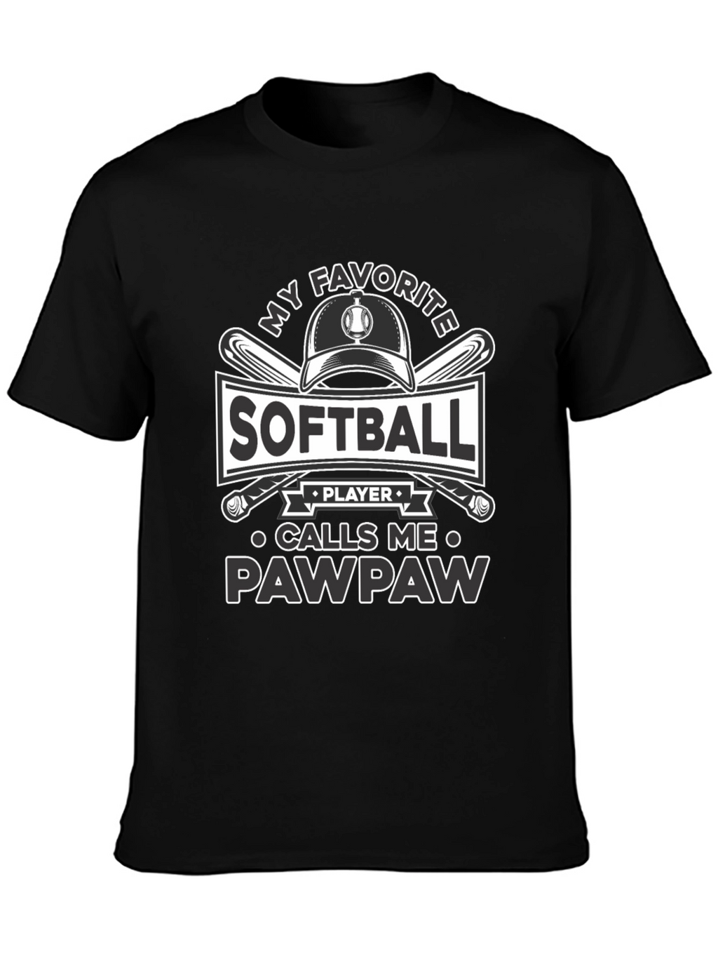 Softball Pawpaw T-Shirt - Gift for Grandfathers