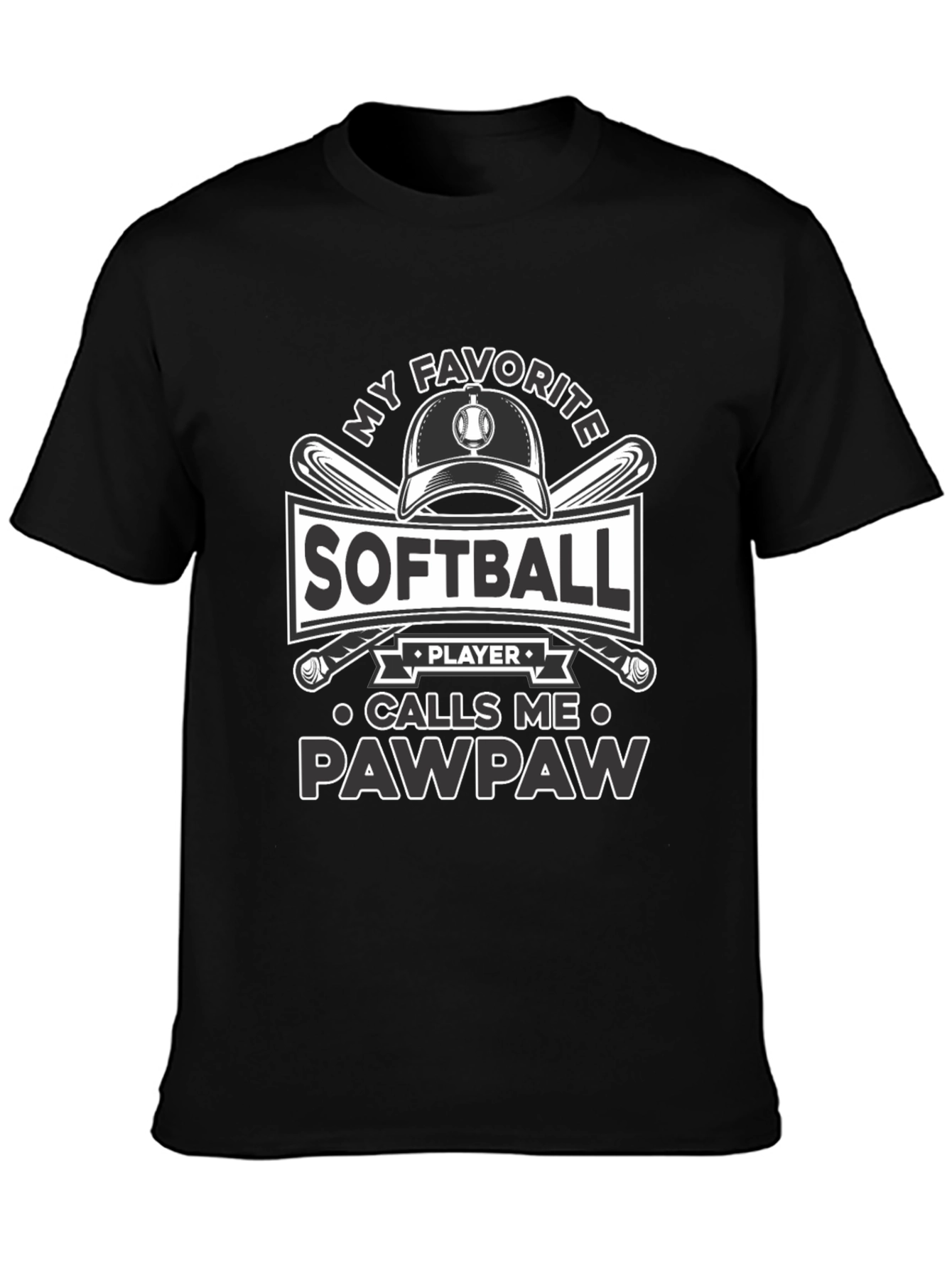 Softball Pawpaw T-Shirt - Gift for Grandfathers