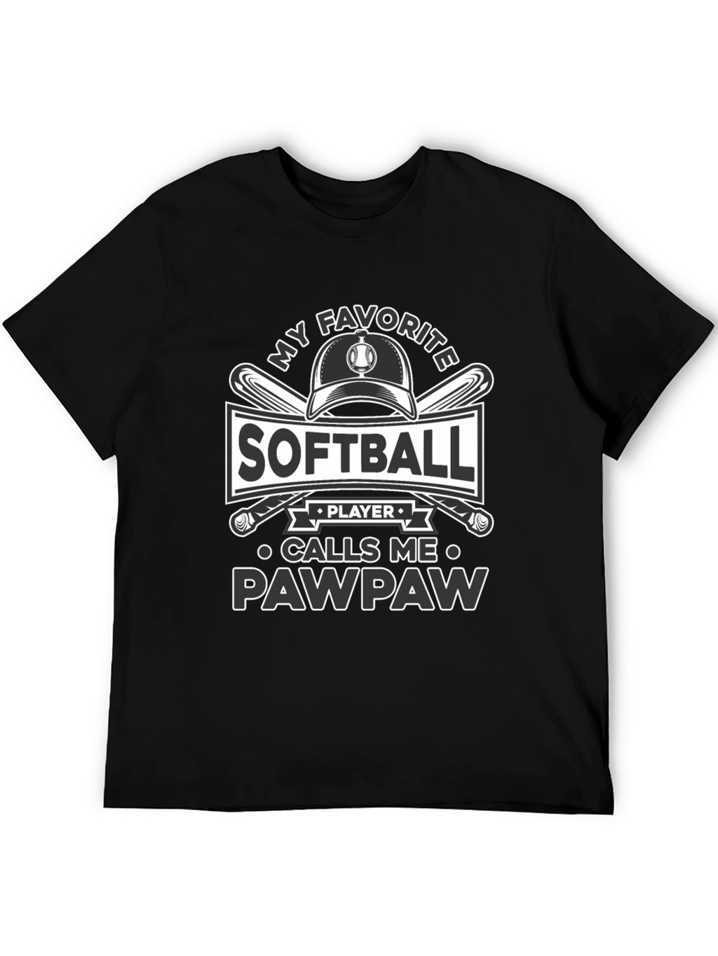 Softball Pawpaw T-Shirt - Gift for Grandfathers