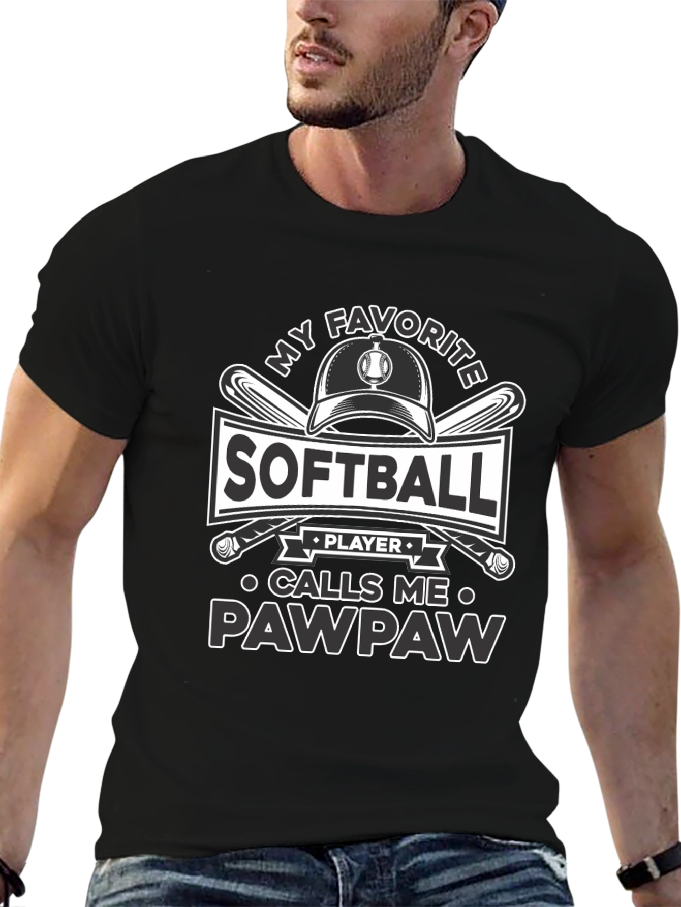 Softball Pawpaw T-Shirt - Gift for Grandfathers
