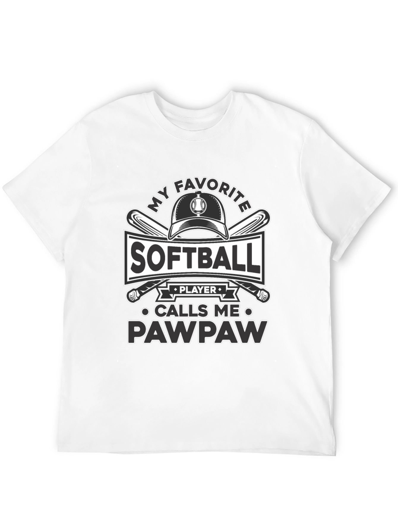 Softball Pawpaw T-Shirt - Gift for Grandfathers