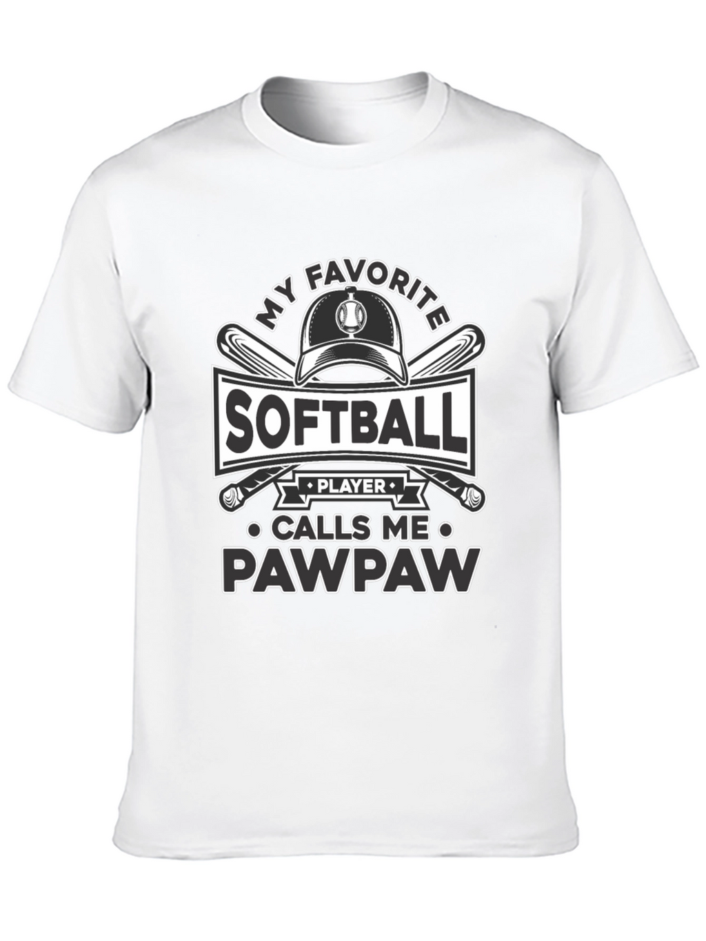 Softball Pawpaw T-Shirt - Gift for Grandfathers