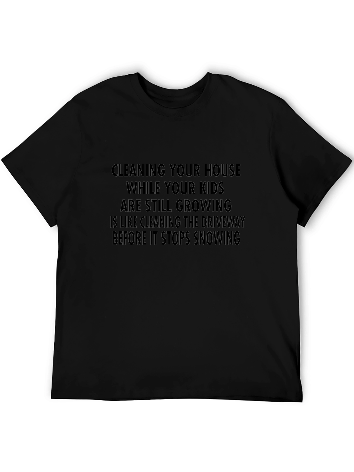 Funny Parenting T-Shirt: Cleaning with Kids