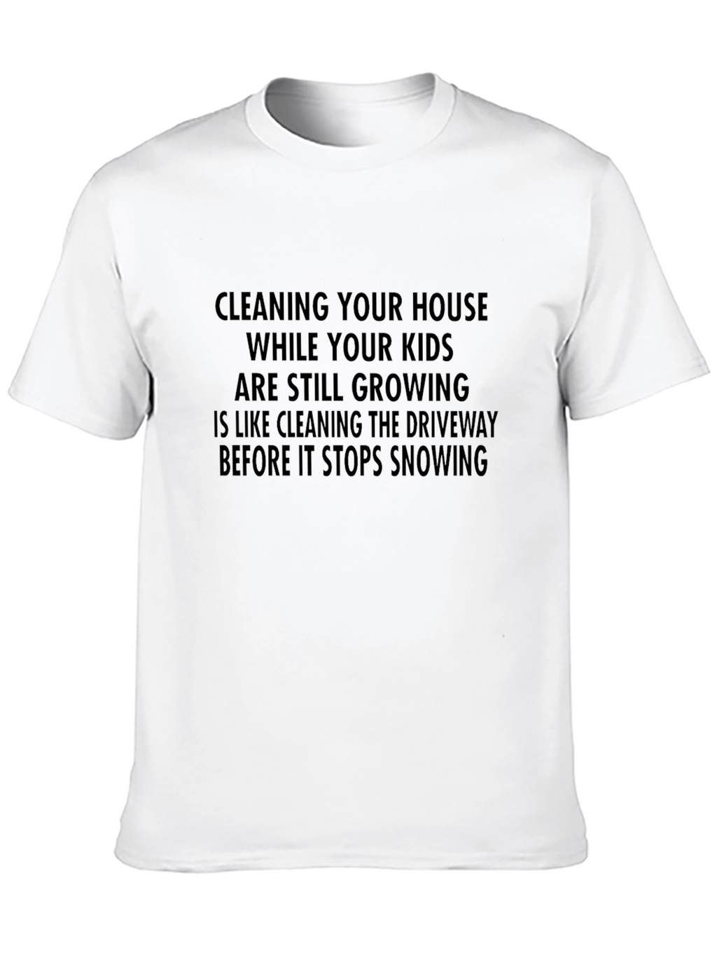 Funny Parenting T-Shirt: Cleaning with Kids