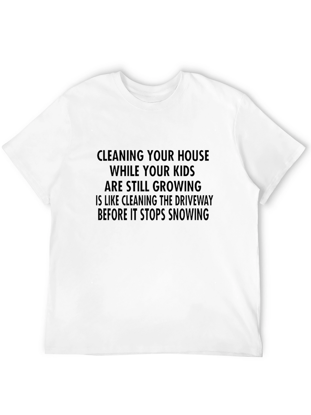Funny Parenting T-Shirt: Cleaning with Kids