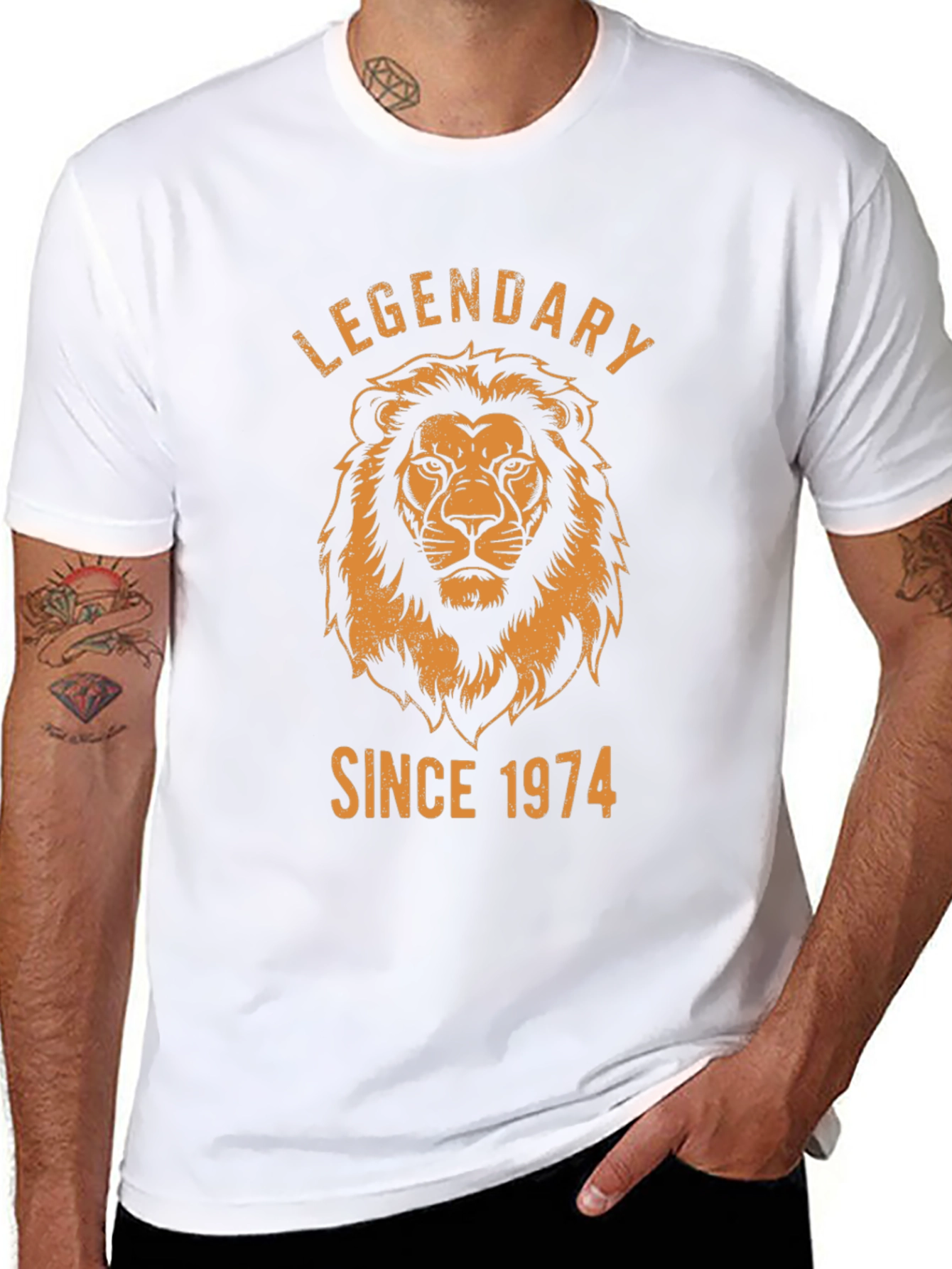 Legendary Since 1974 Lion Graphic T-Shirt