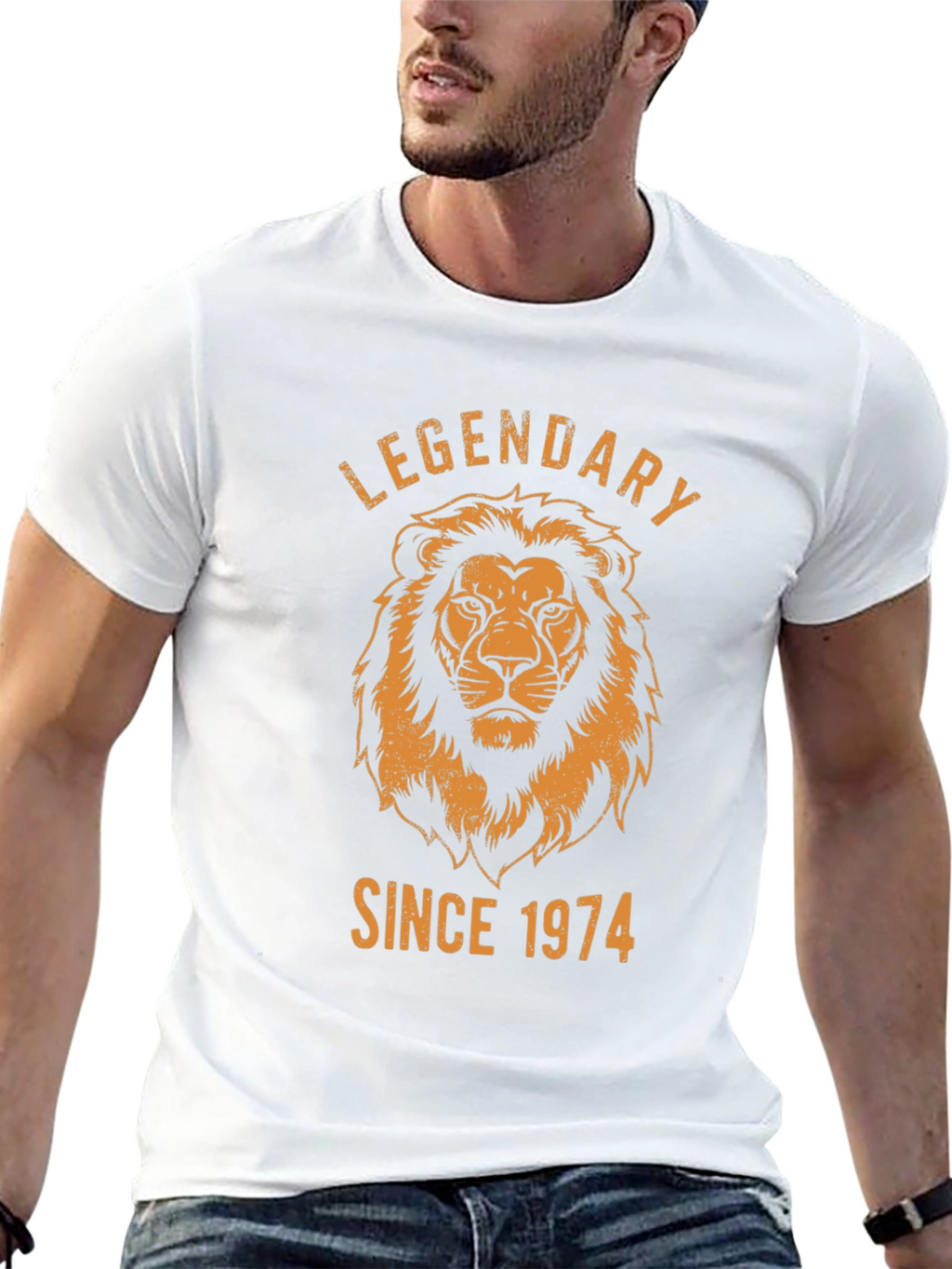 Legendary Since 1974 Lion Graphic T-Shirt