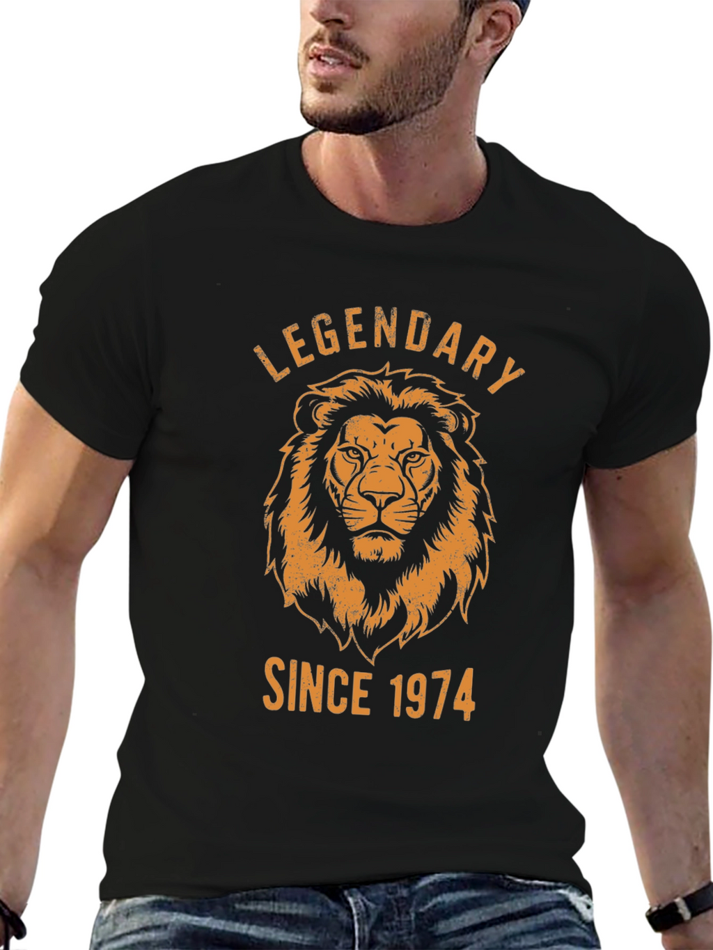Legendary Since 1974 Lion Graphic T-Shirt