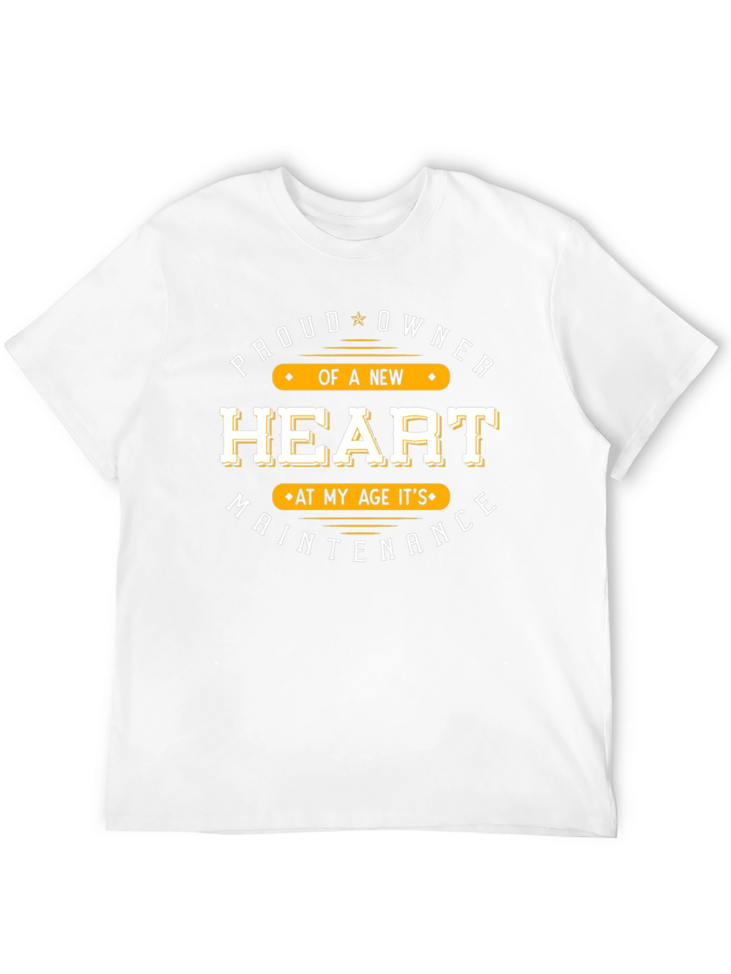 Proud New Heart Owner Black T-Shirt