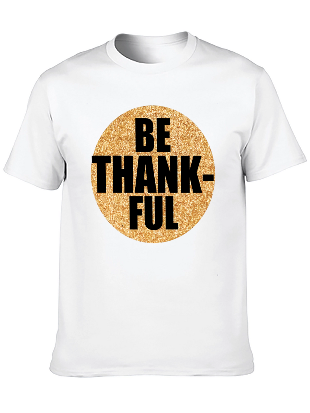 Be Thankful Graphic Tee - Mens Black T-Shirt