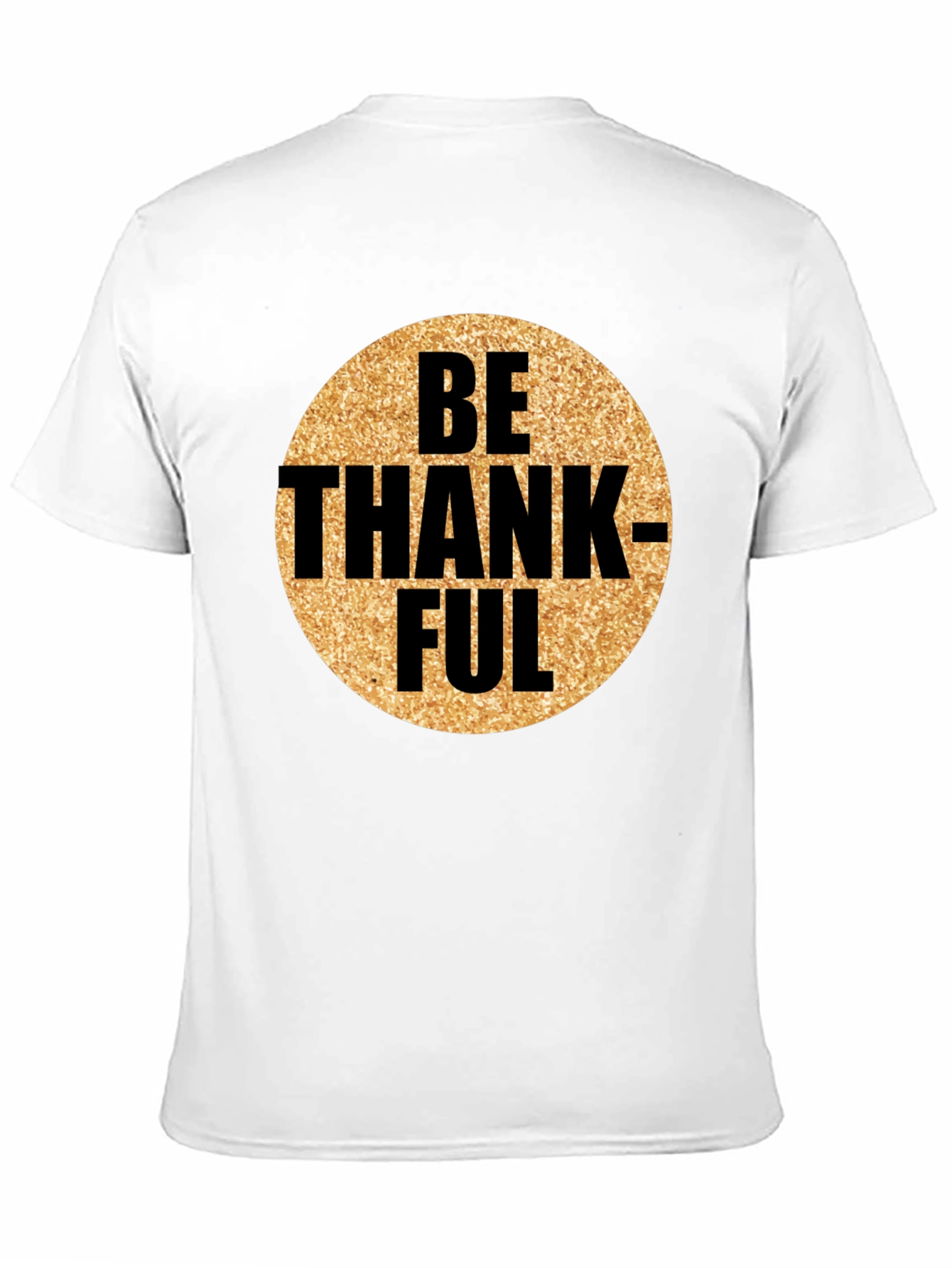 Be Thankful Graphic Tee - Mens Black T-Shirt