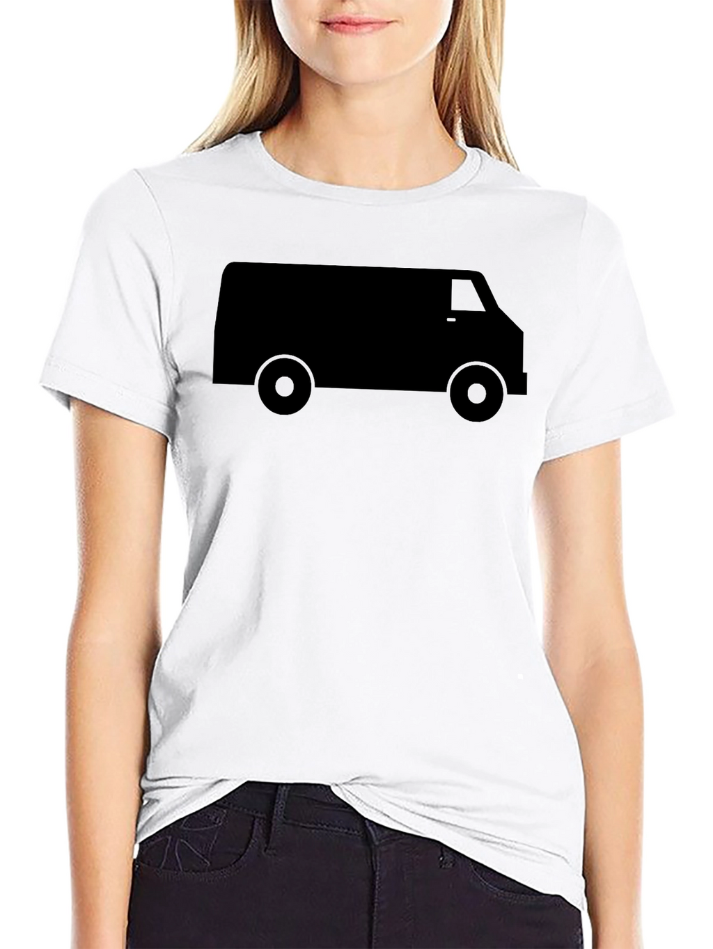 Black Van Graphic T-Shirt - Classic Style