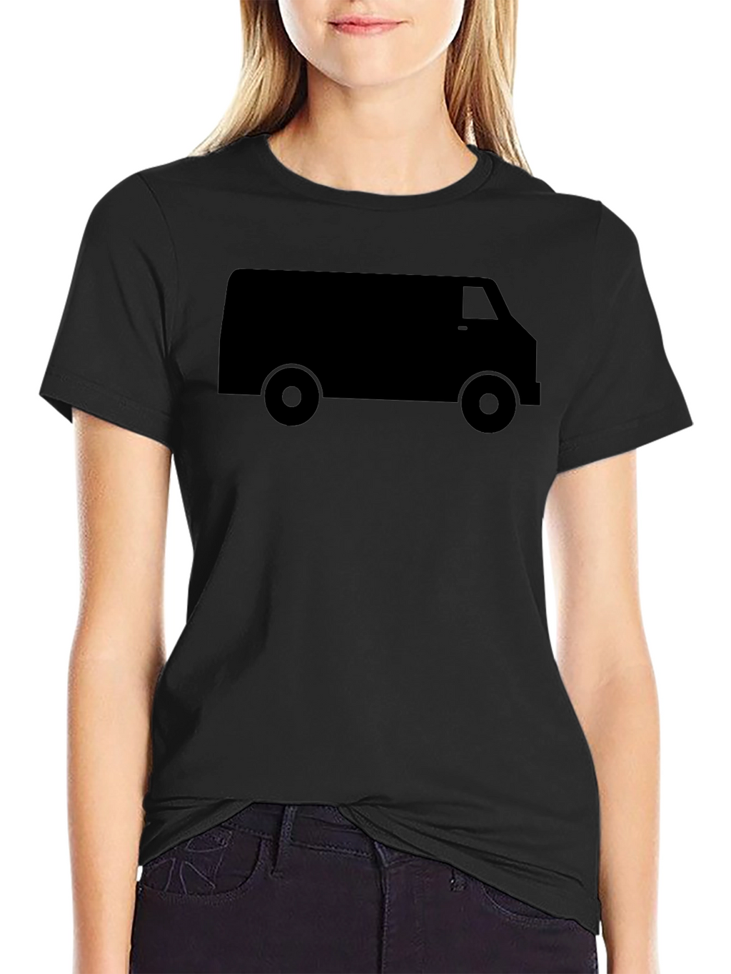 Black Van Graphic T-Shirt - Classic Style