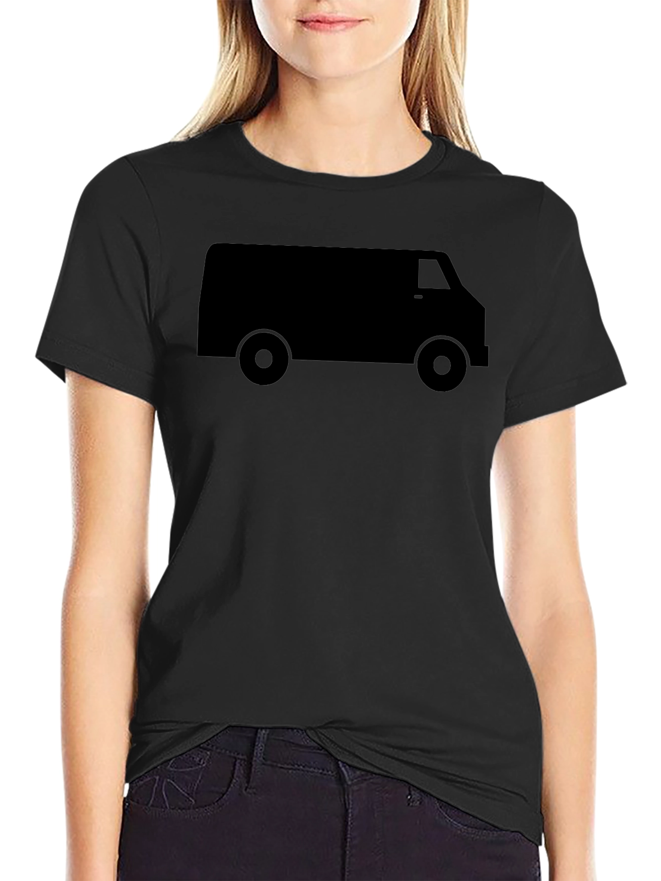 Black Van Graphic T-Shirt - Classic Style