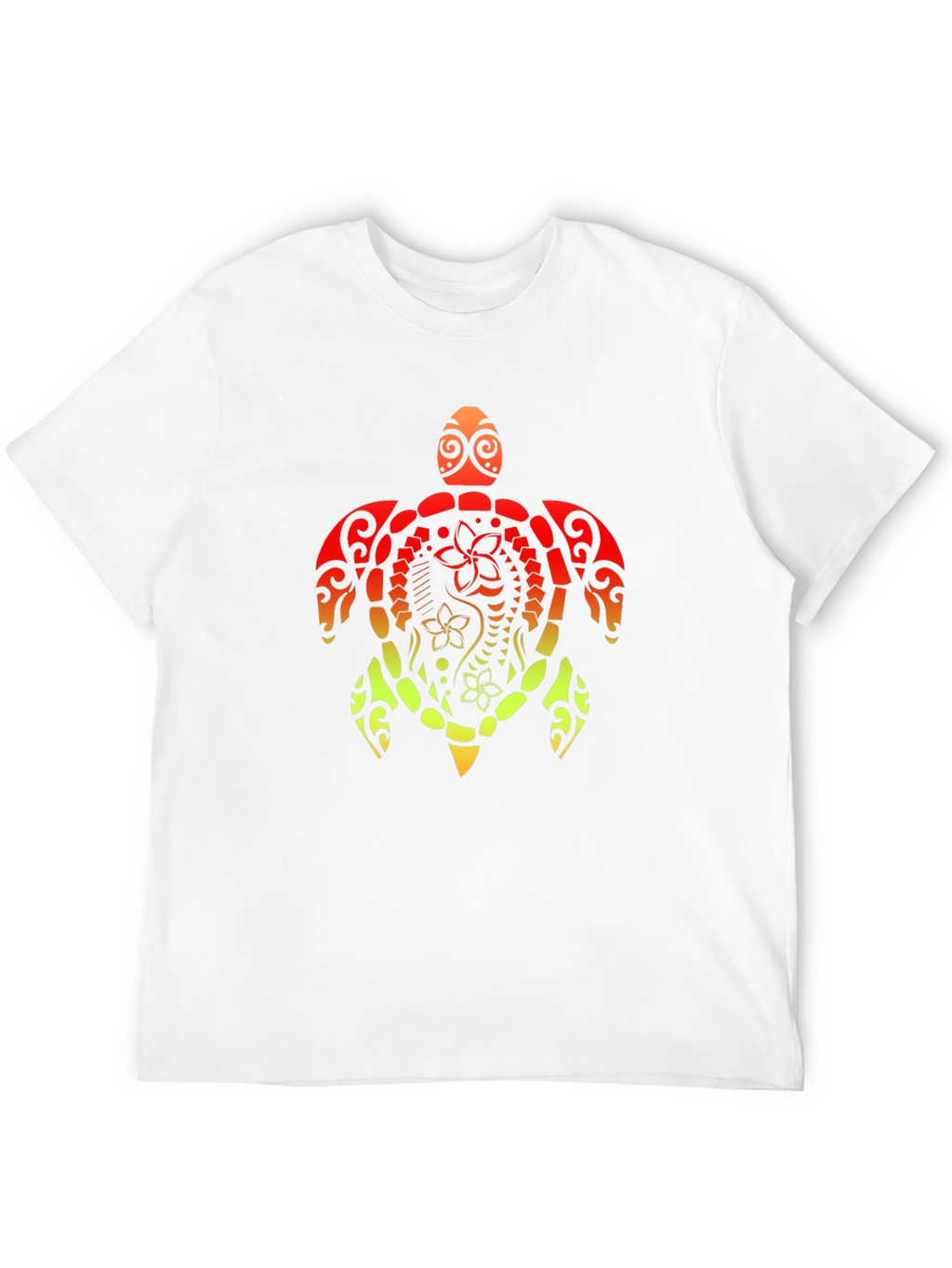 Tribal Turtle Graphic Tee - Black T-Shirt