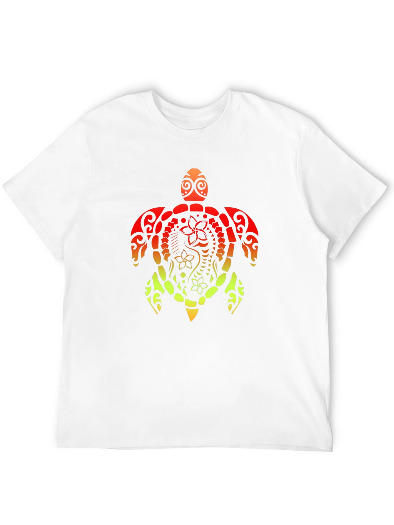 Tribal Turtle Graphic Tee - Black T-Shirt