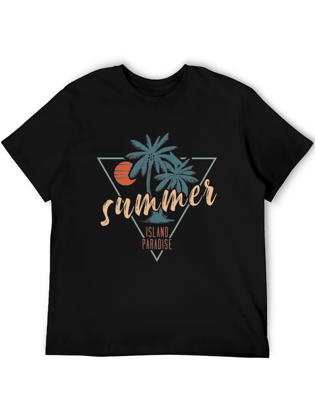 Summer Island Paradise Graphic T-Shirt