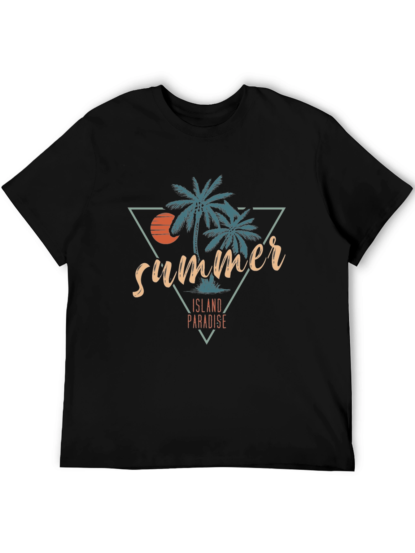 Summer Island Paradise Graphic T-Shirt