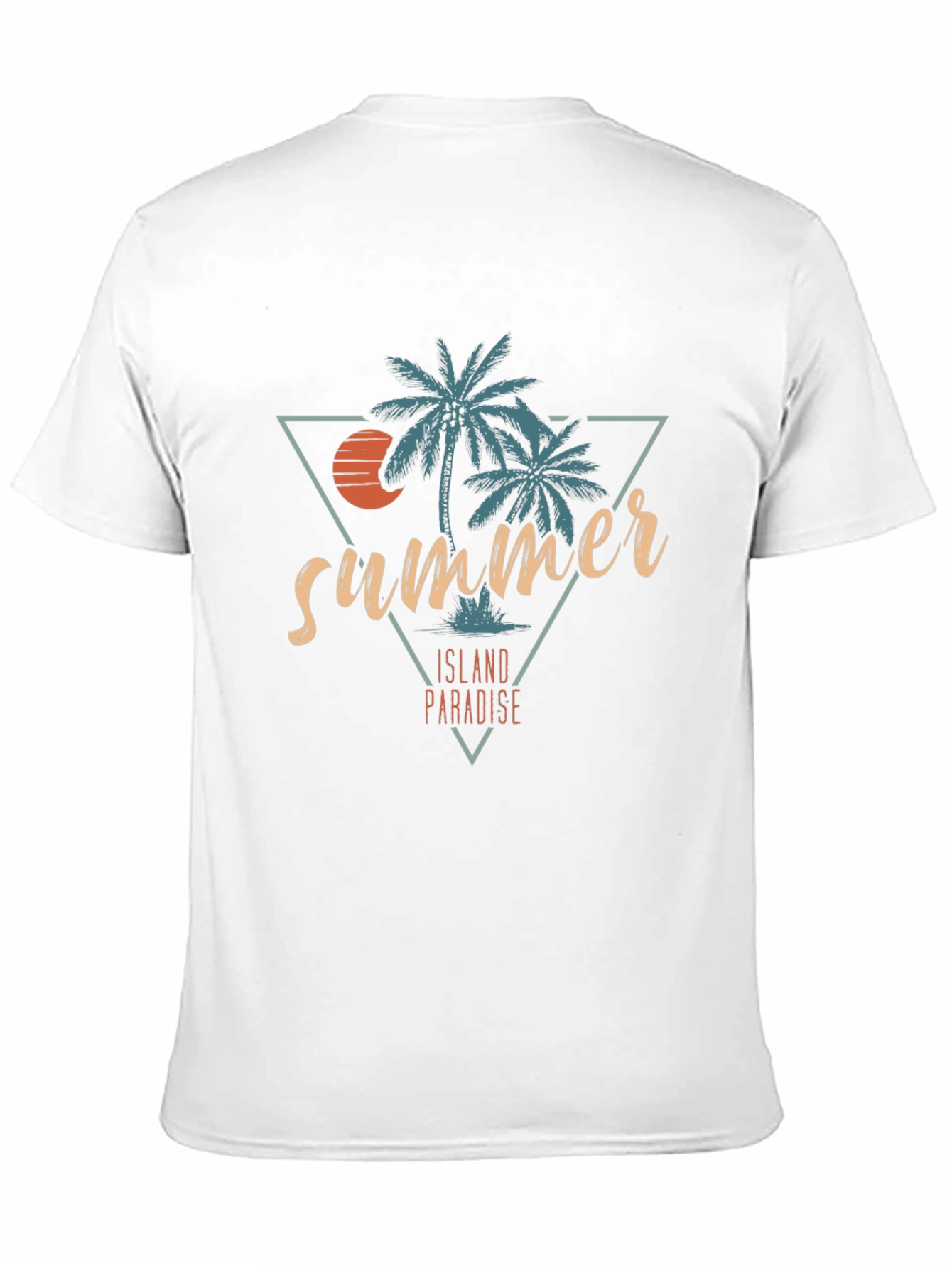 Summer Island Paradise Graphic T-Shirt