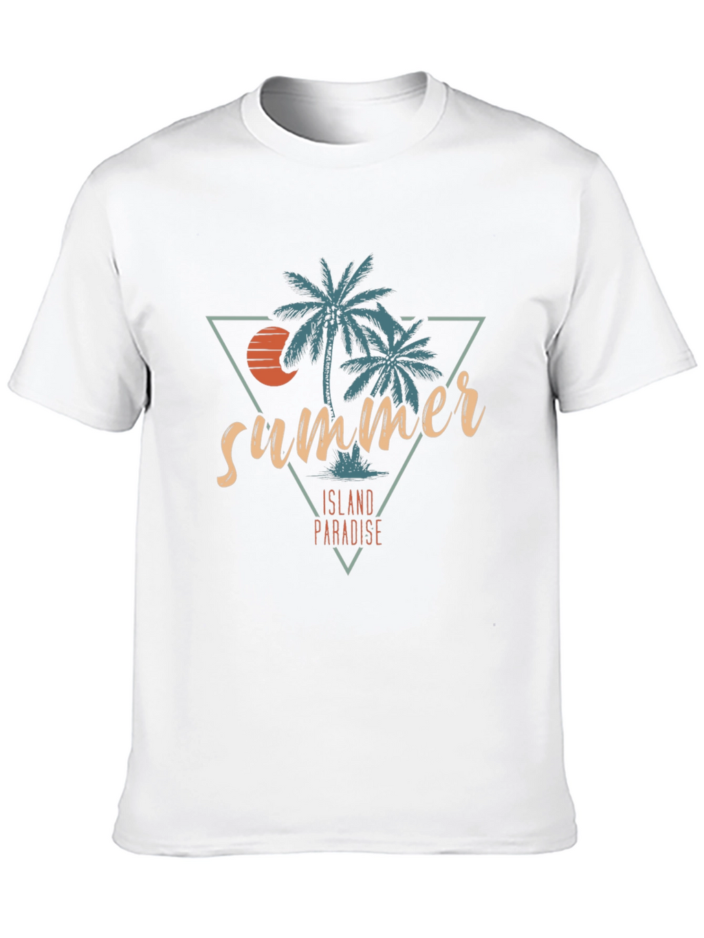 Summer Island Paradise Graphic T-Shirt