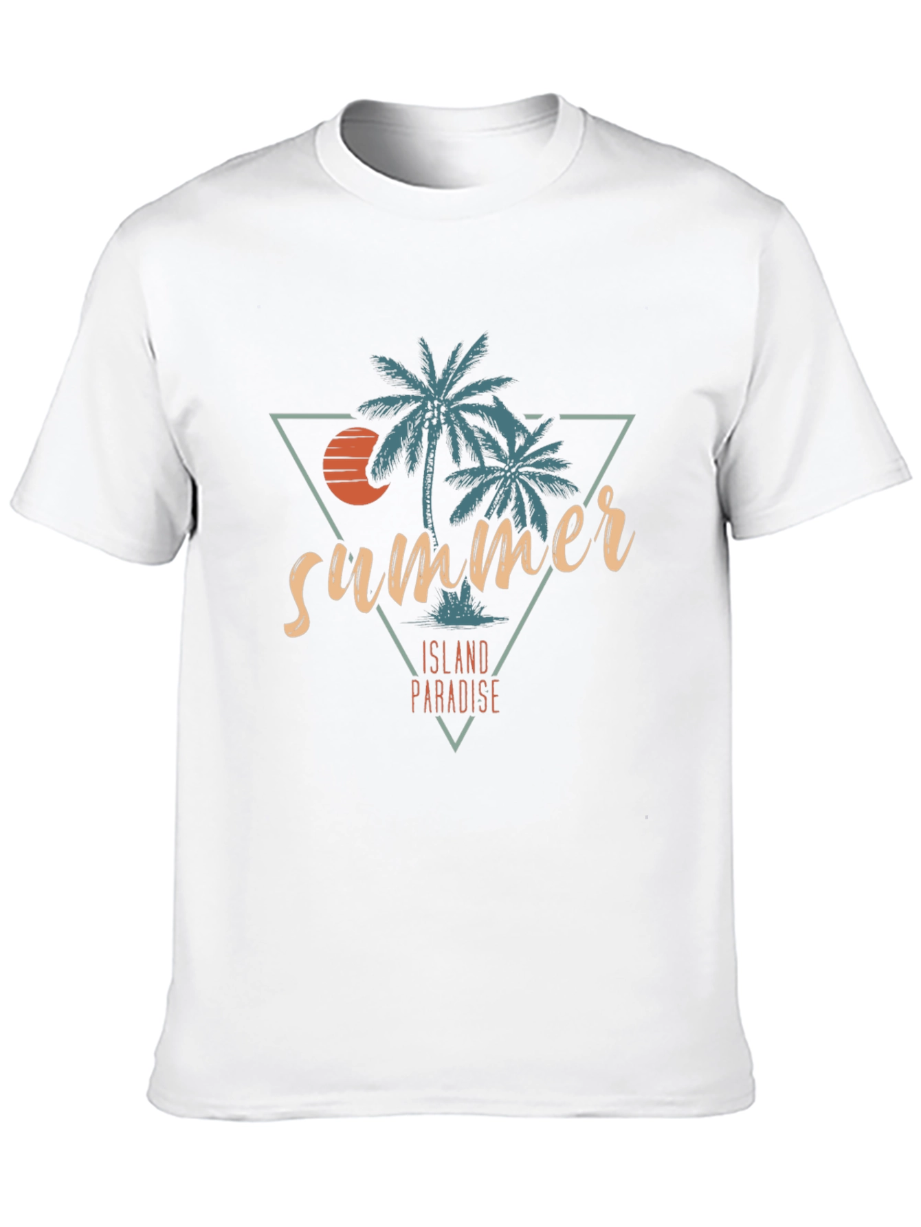 Summer Island Paradise Graphic T-Shirt