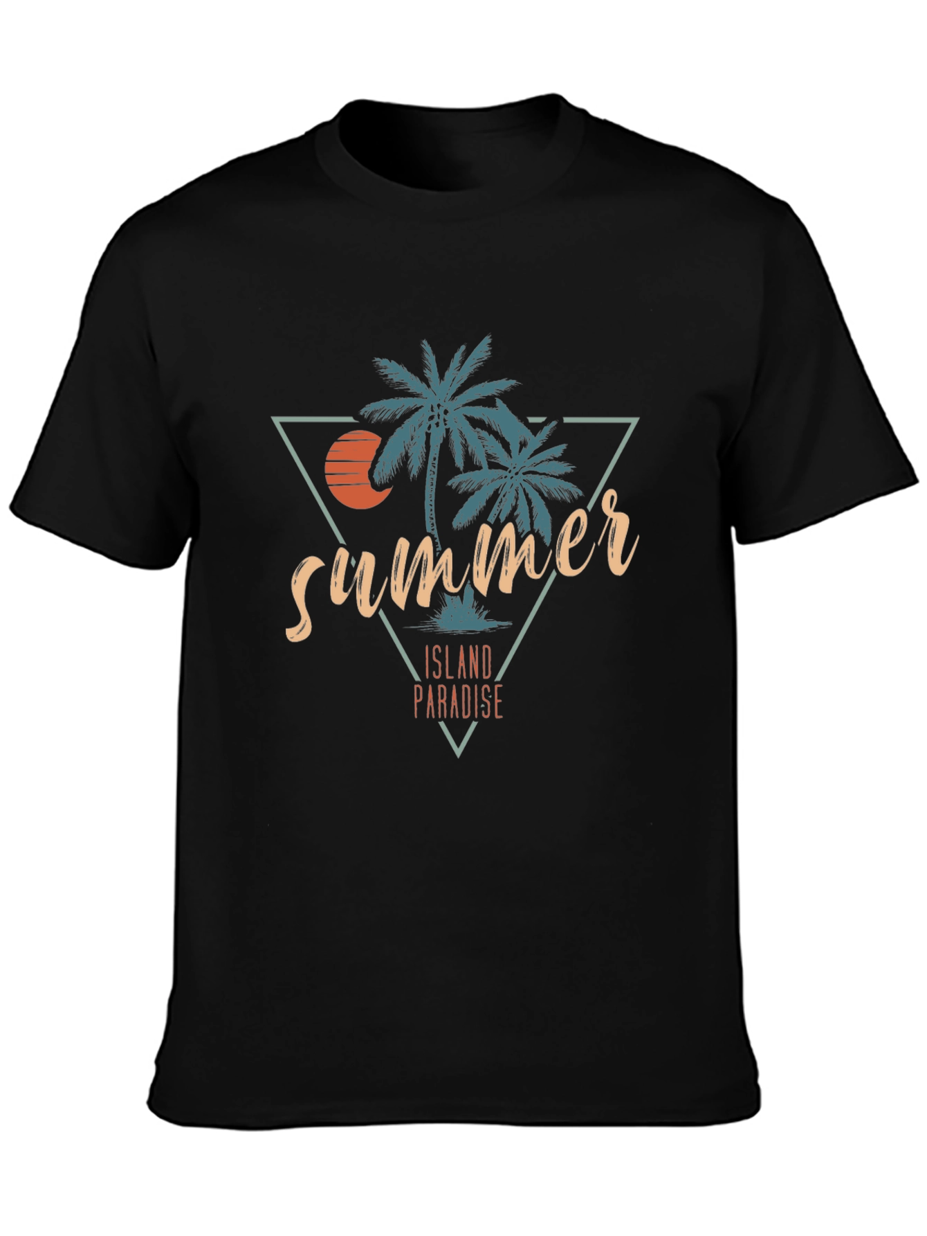 Summer Island Paradise Graphic T-Shirt