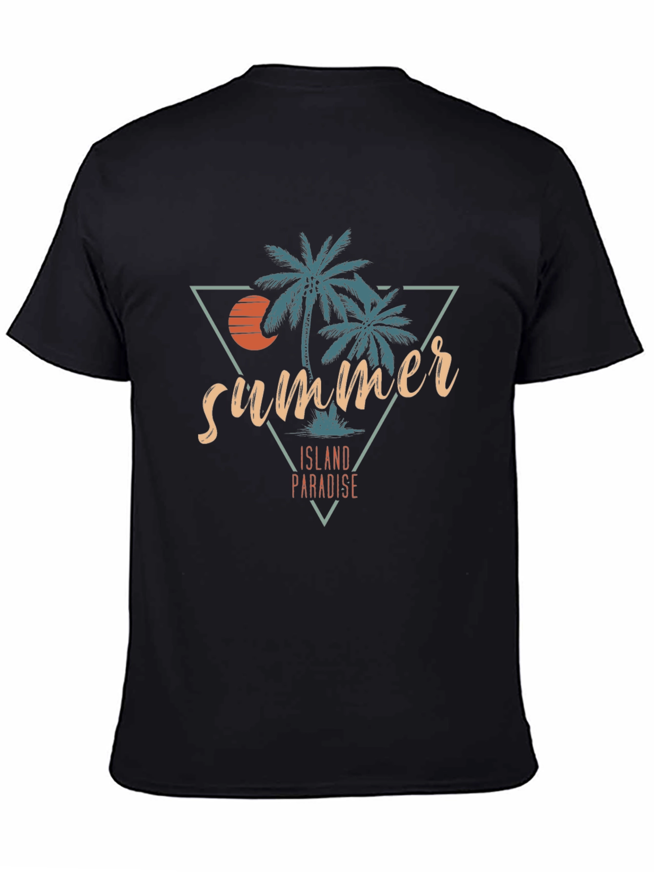 Summer Island Paradise Graphic T-Shirt