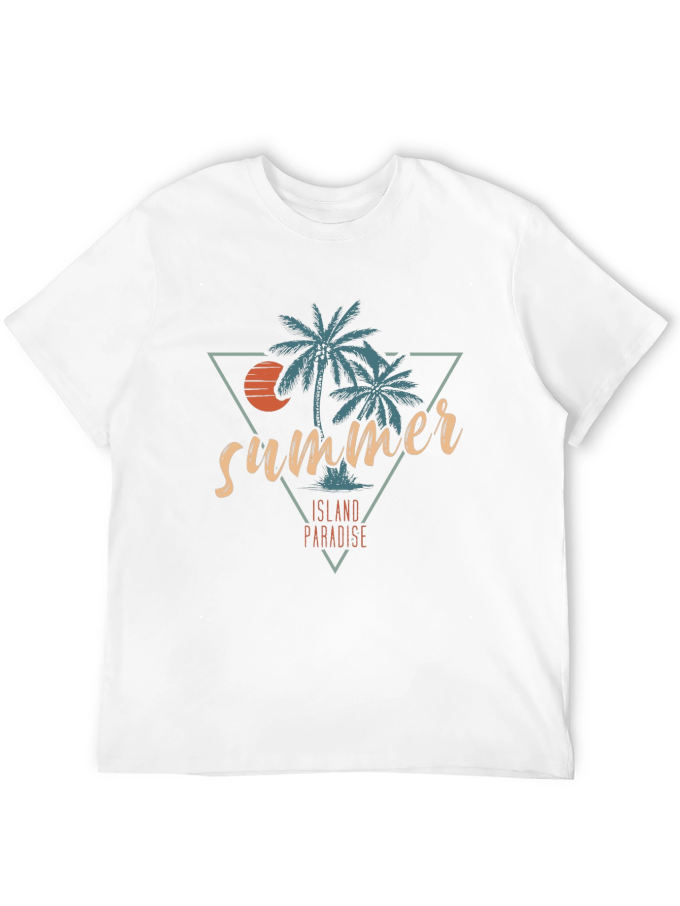 Summer Island Paradise Graphic T-Shirt