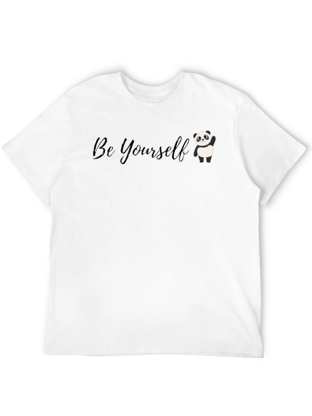 Be Yourself Panda Graphic Tee - Soft Cotton Blend