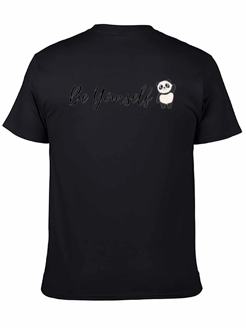Be Yourself Panda Graphic Tee - Soft Cotton Blend