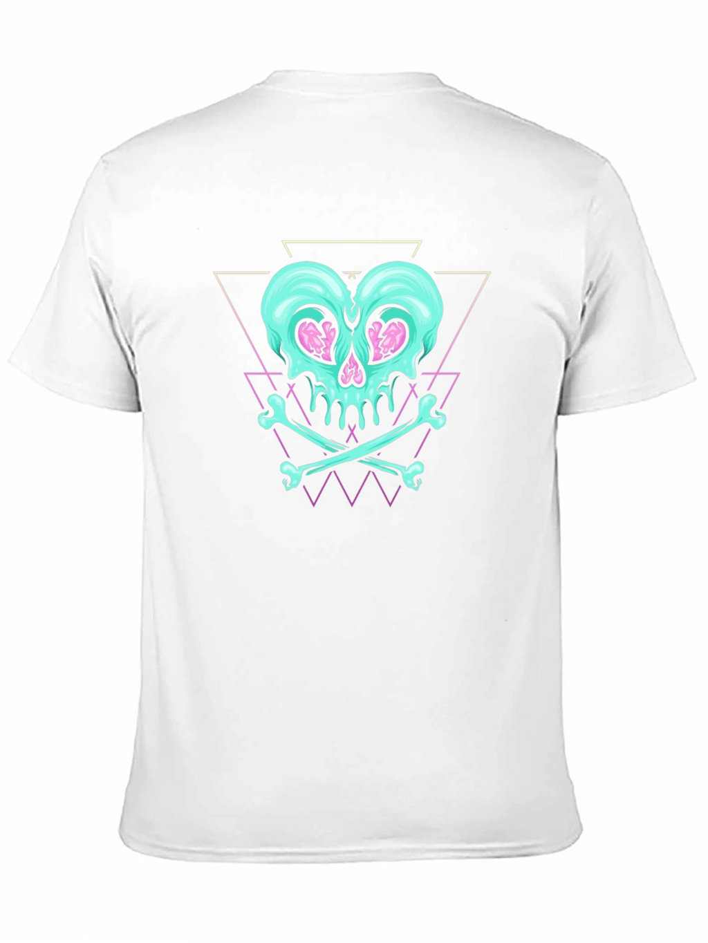Skull & Crossbones Graphic Print Black T-Shirt