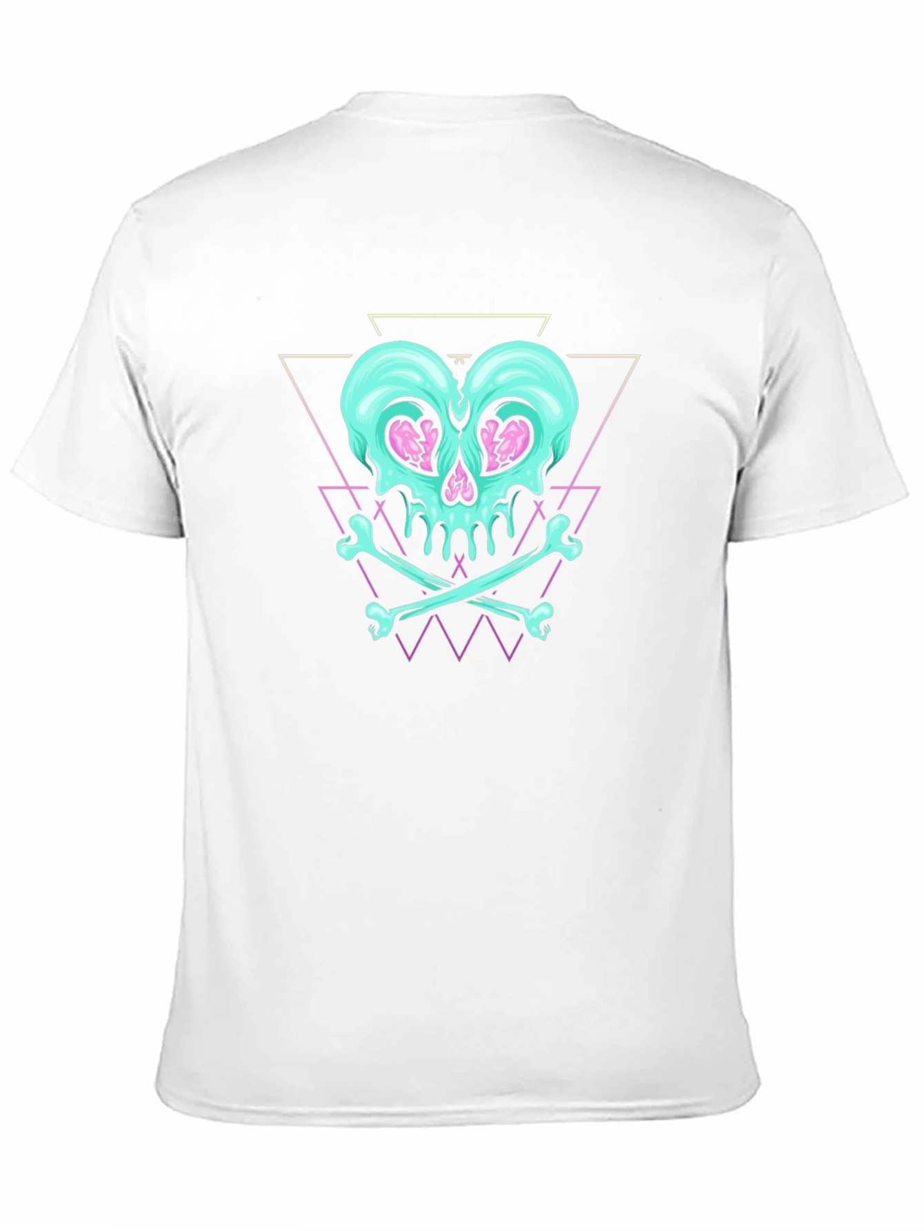 Skull & Crossbones Graphic Print Black T-Shirt