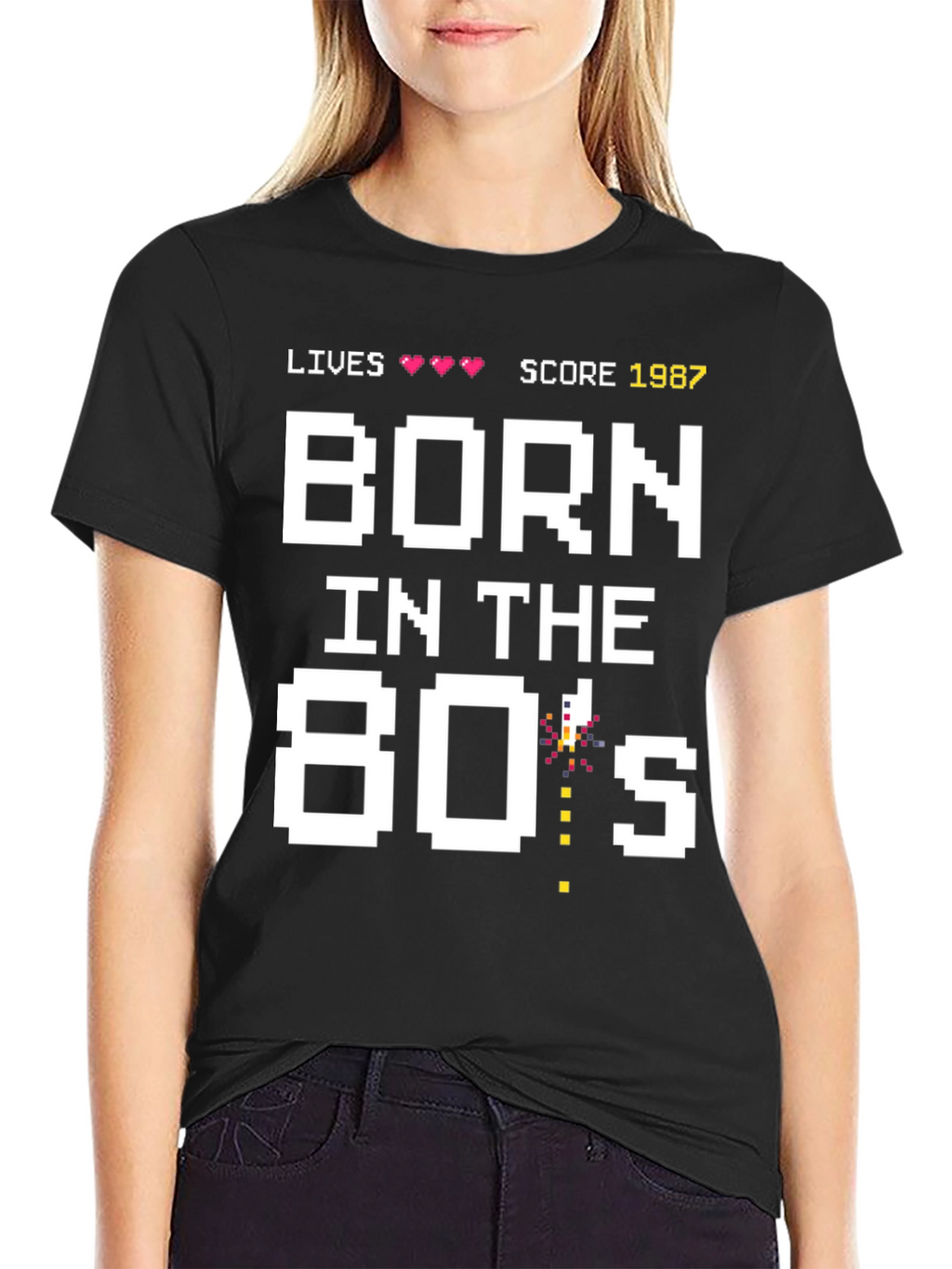Born in the 80s Retro Gamer T-Shirt