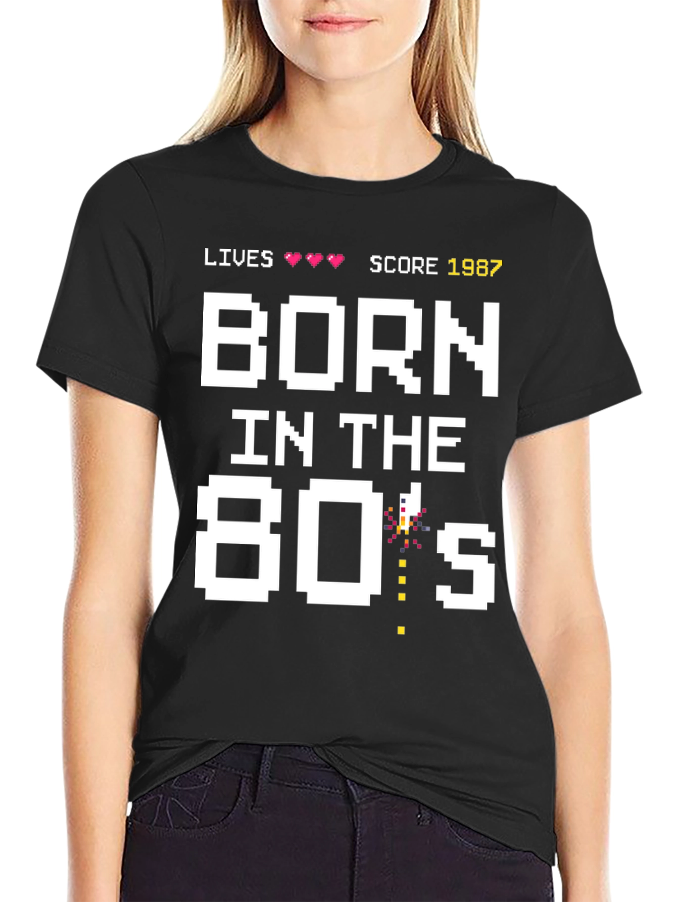 Born in the 80s Retro Gamer T-Shirt