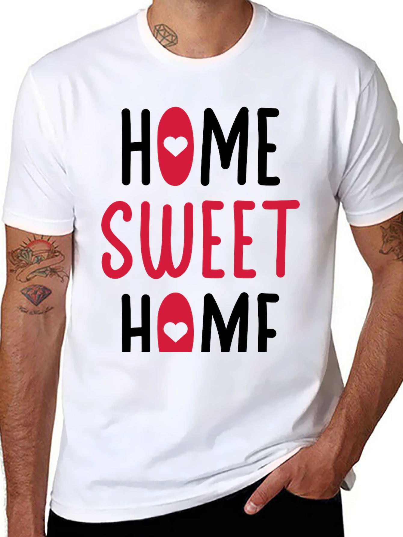 Home Sweet Home Graphic Tee - Casual Comfort