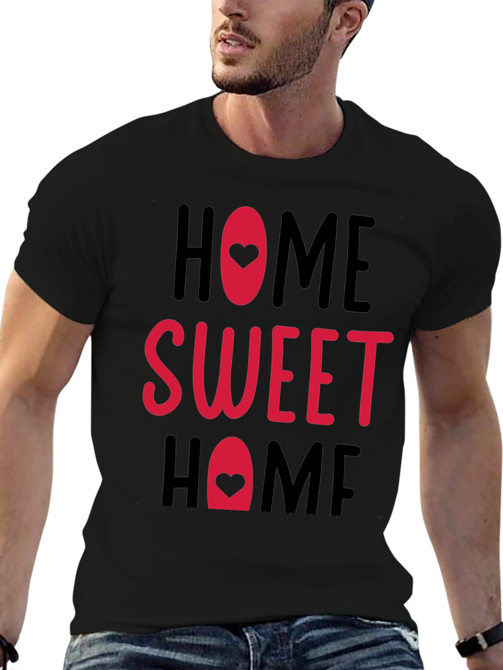 Home Sweet Home Graphic Tee - Casual Comfort