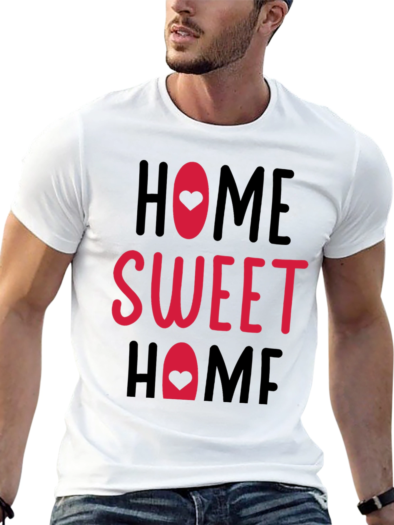 Home Sweet Home Graphic Tee - Casual Comfort