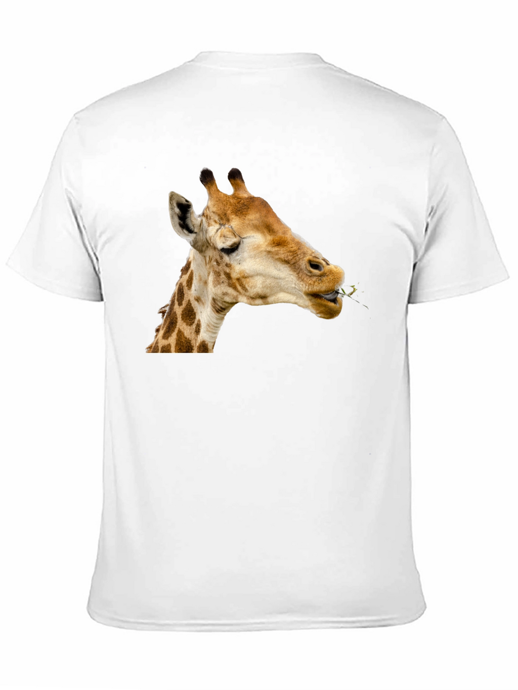 Giraffe Eating Leaves Graphic Tee