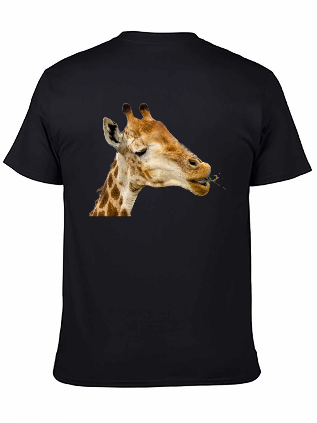 Giraffe Eating Leaves Graphic Tee