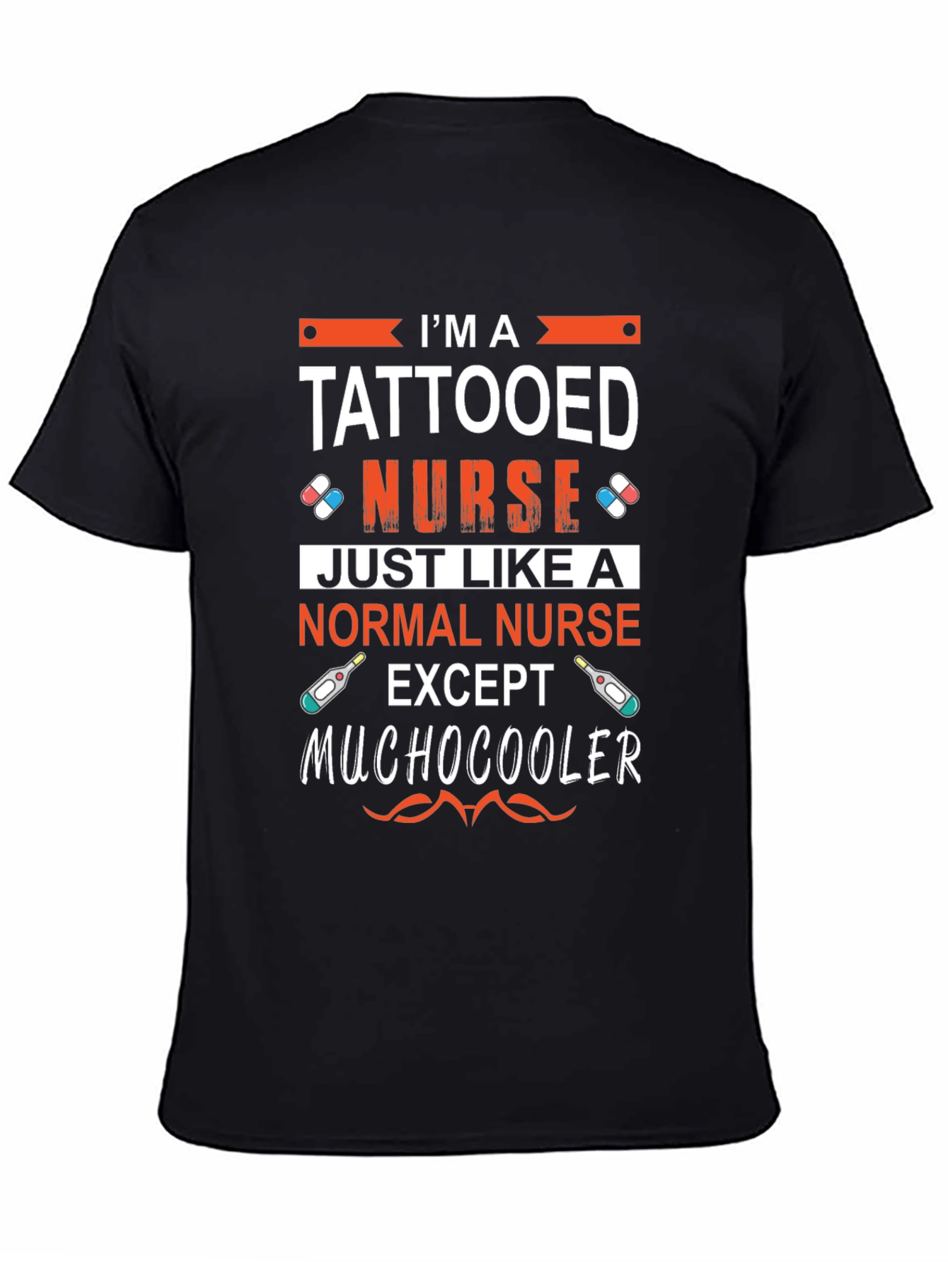 Tattooed Nurse Graphic Tee - Cool Medical Apparel