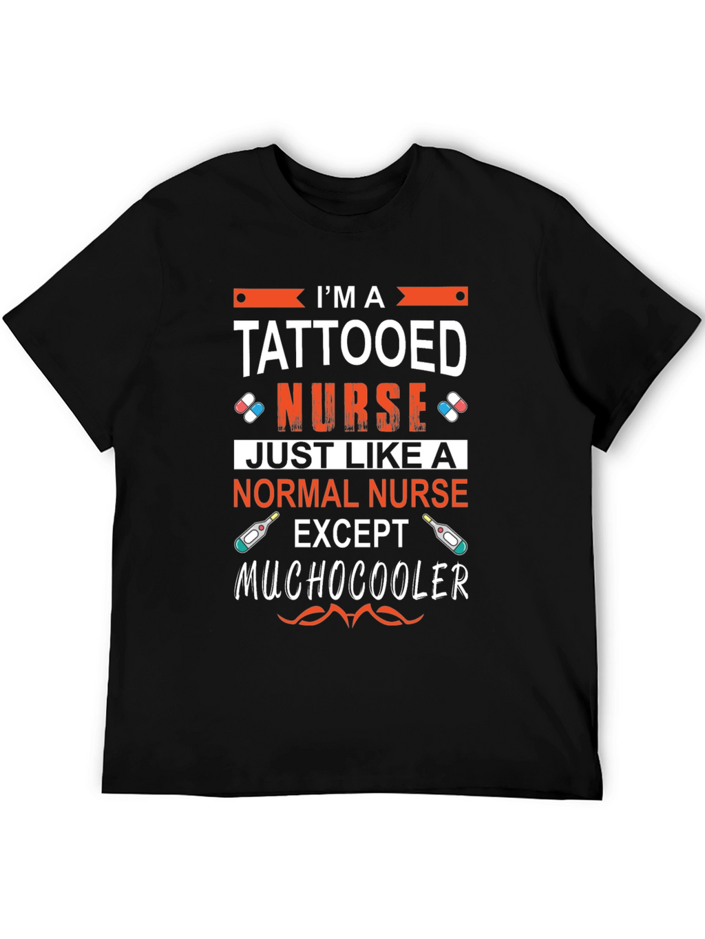 Tattooed Nurse Graphic Tee - Cool Medical Apparel