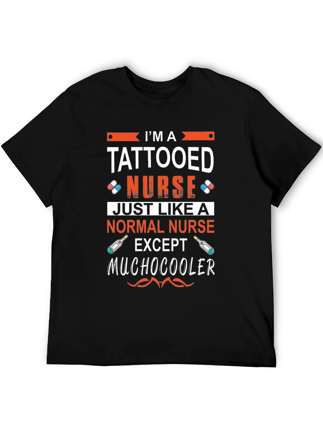 Tattooed Nurse Graphic Tee - Cool Medical Apparel
