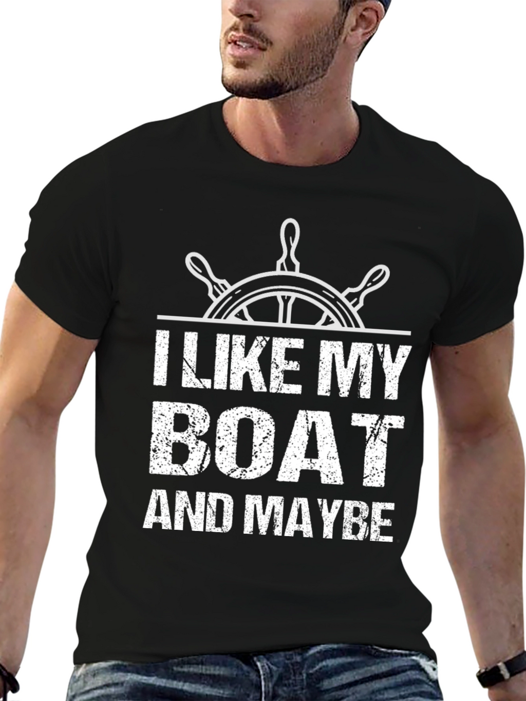 I Like My Boat & Maybe Three People T-Shirt