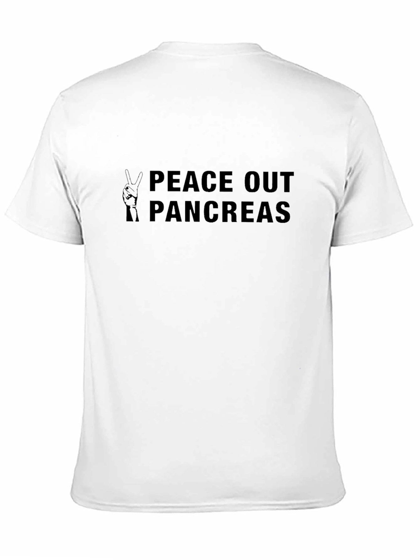 Peace Out Pancreas T-Shirt - Celebrate Pancreatic Health!